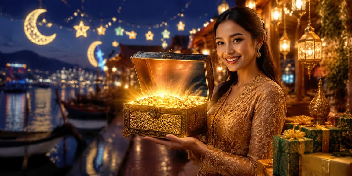 Pemandangan semarak pasar malam dan kasino di malam hari menggambarkan hiburan jago78